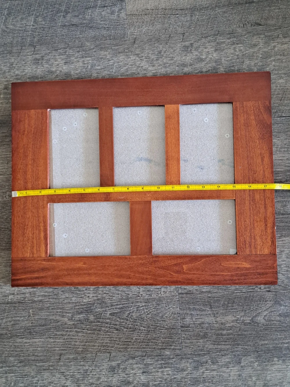 Wooden Multi-Opening Picture Frame - Brown